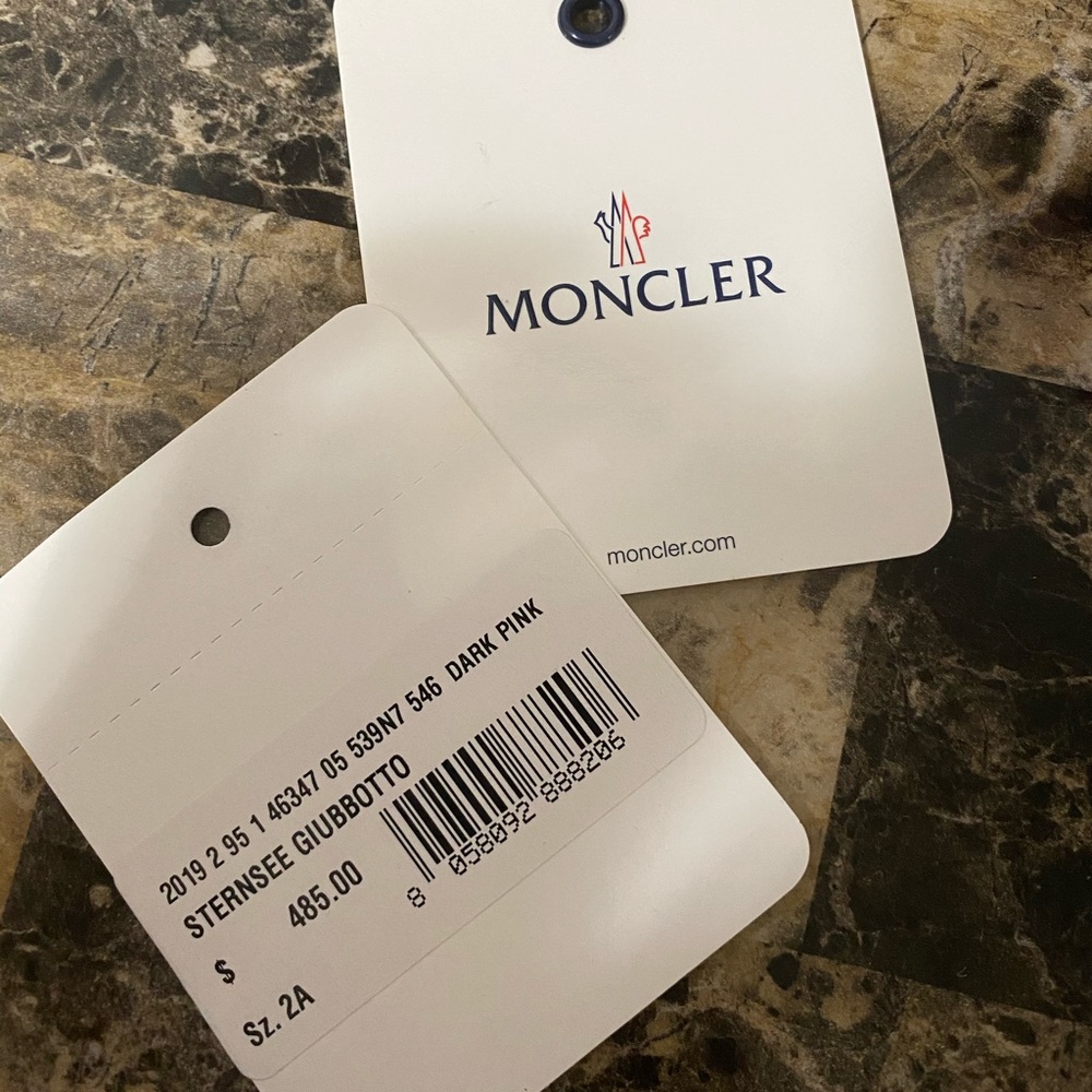 Toddler Girl Moncler Puffer Coat Size 2 - Picture 3 of 6